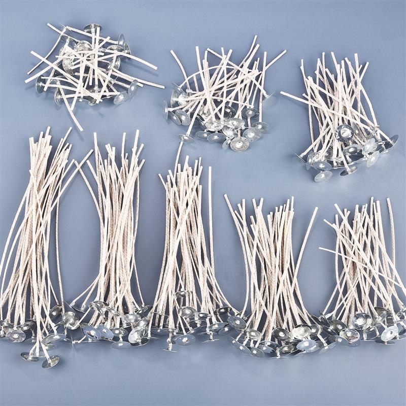 Candle Supplies In Bulk - 30pcs Candle Wicks Low Smoke Pre-Waxed