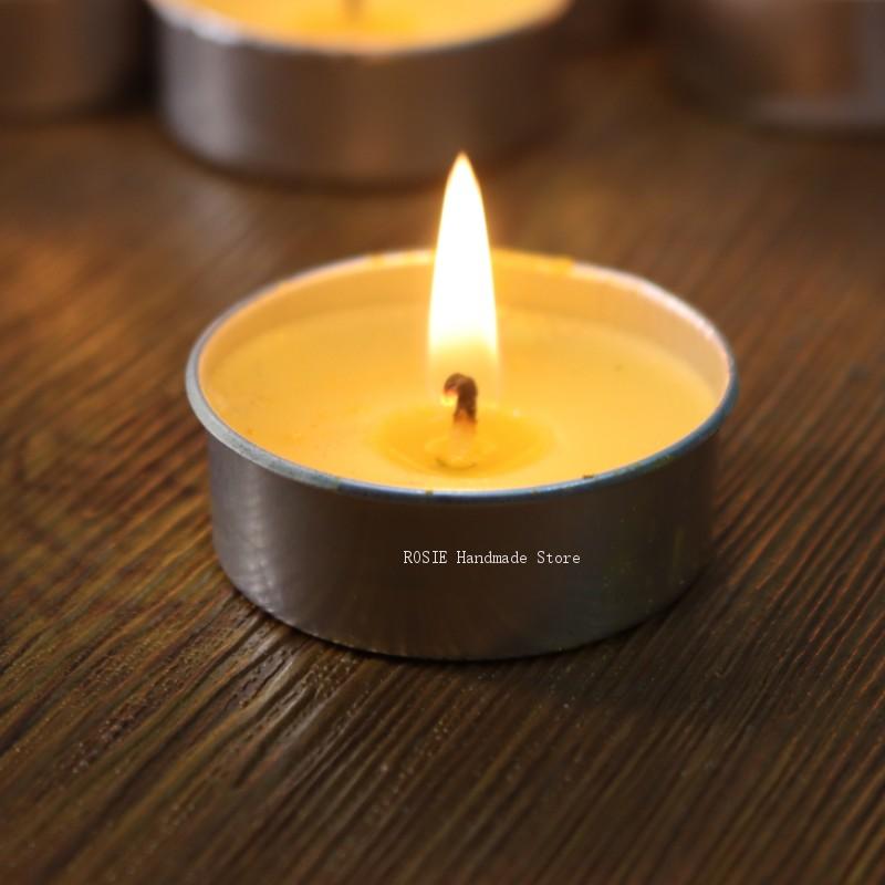 Candle Supplies In Bulk - Empty Tea Wax Circular Aluminum Box