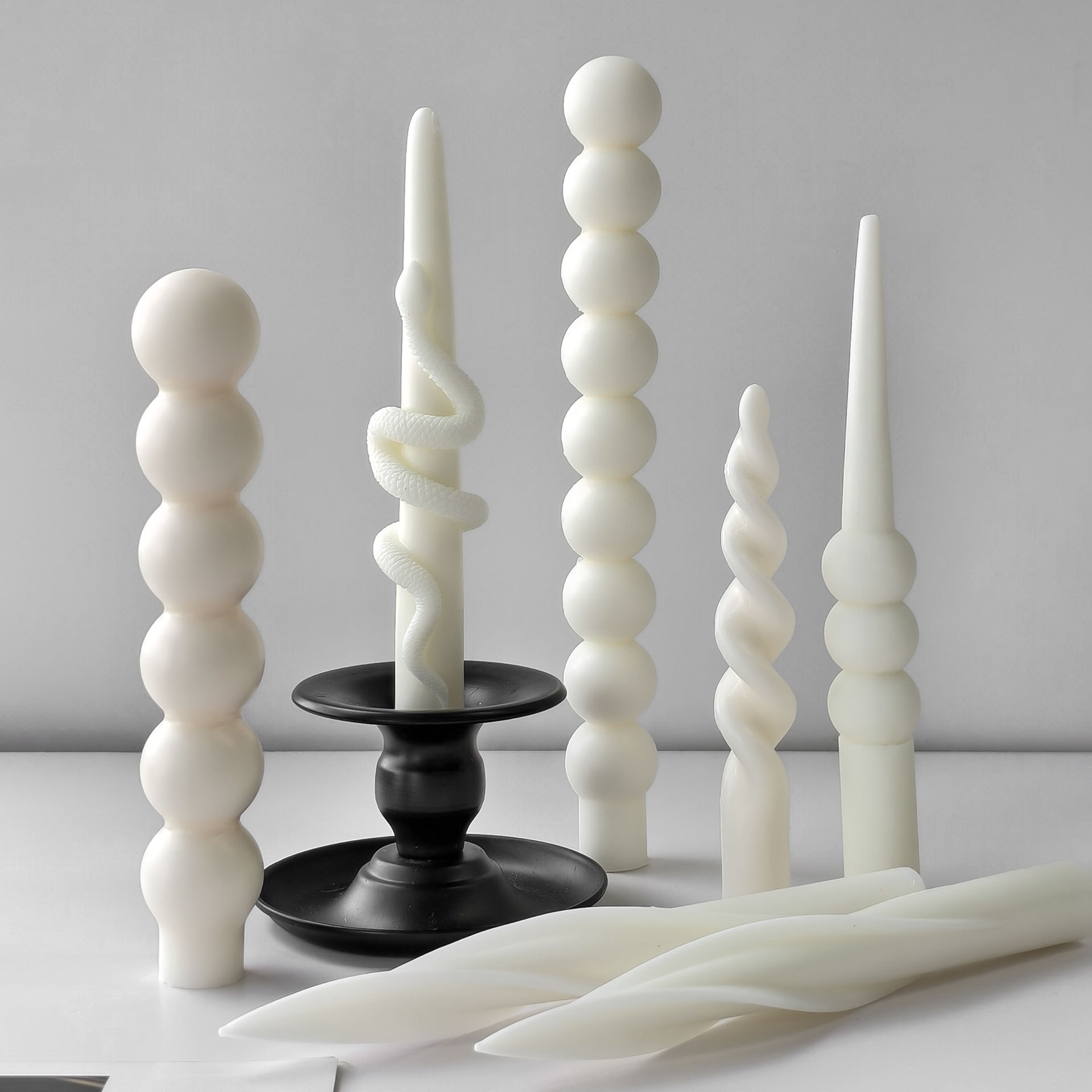 Geometric Long Rod Candle Mold - Candle Supplies In Bulk recension och pris