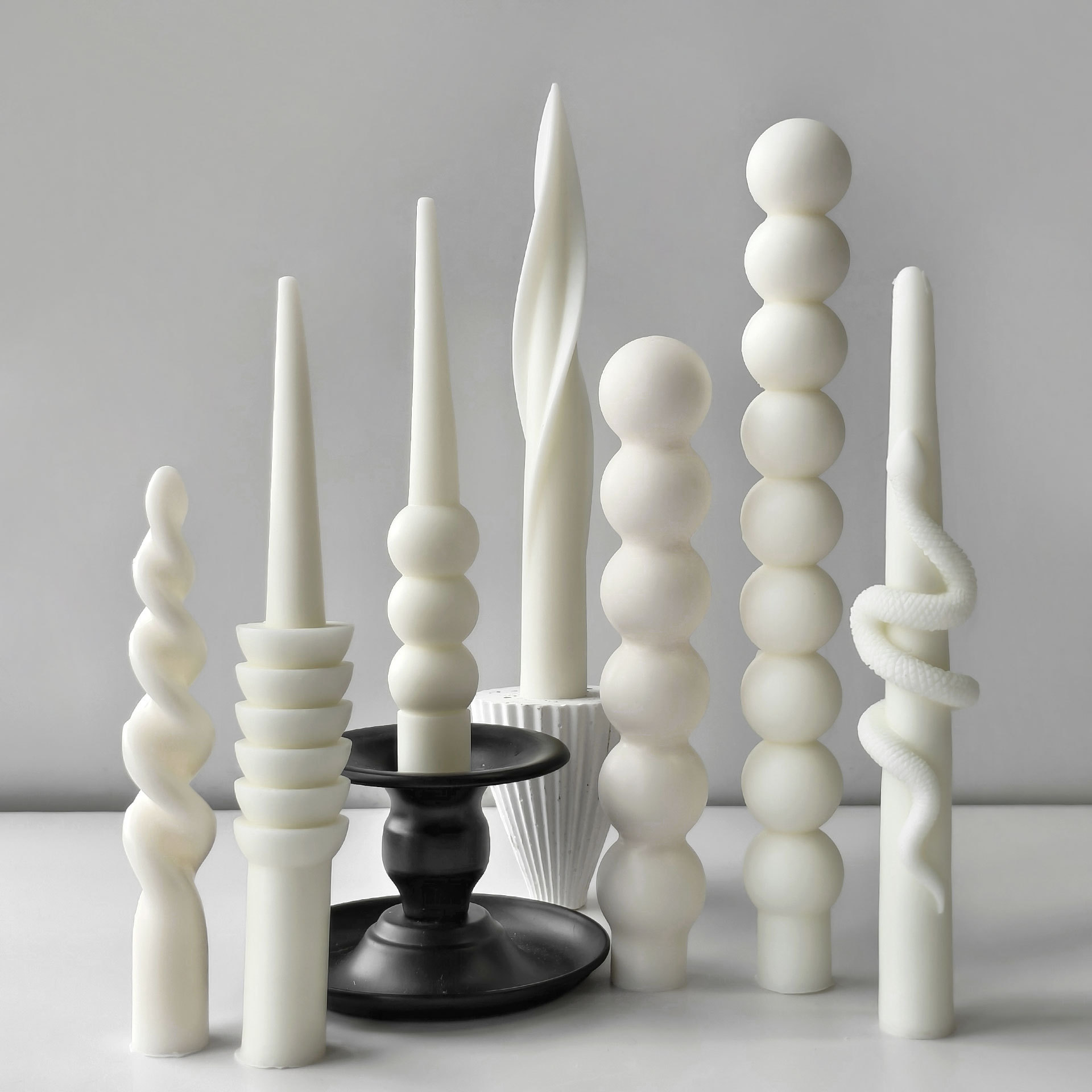 Geometric Long Rod Candle Mold - Candle Supplies In Bulk recension och pris