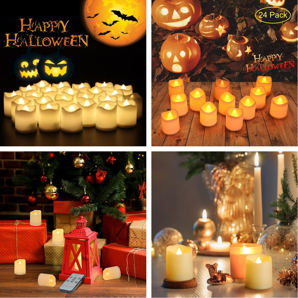 12/24Pcs Flameless LED Tea Lig - Candle Zero recension och pris