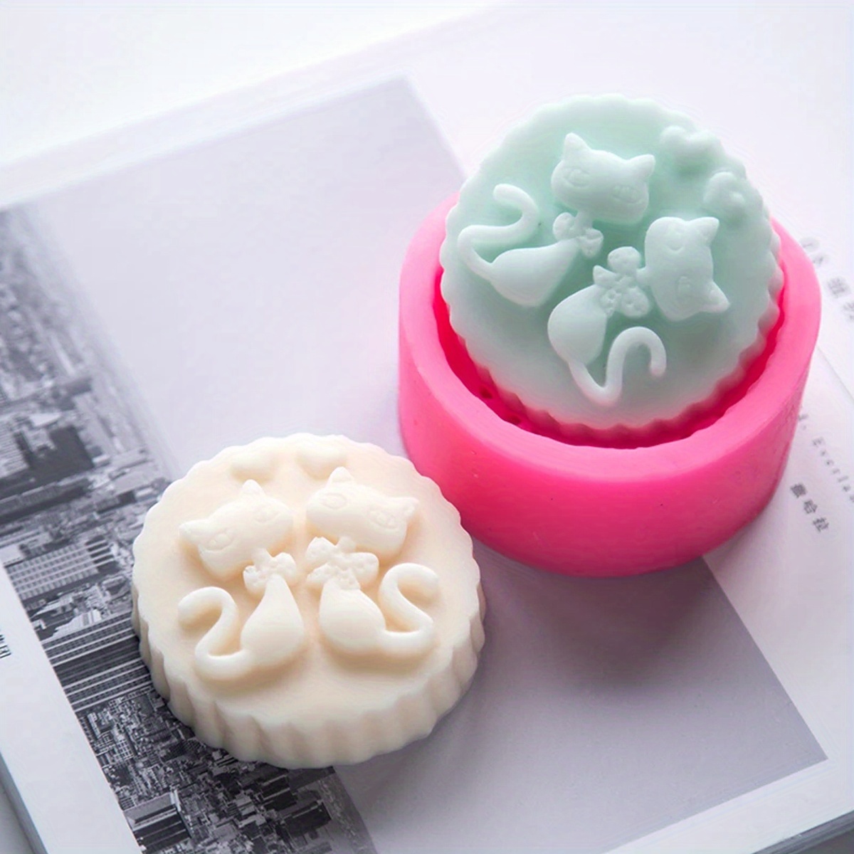 1-Piece Silicone Cat Soap Mold - Candle Supplies In Bulk recension och pris